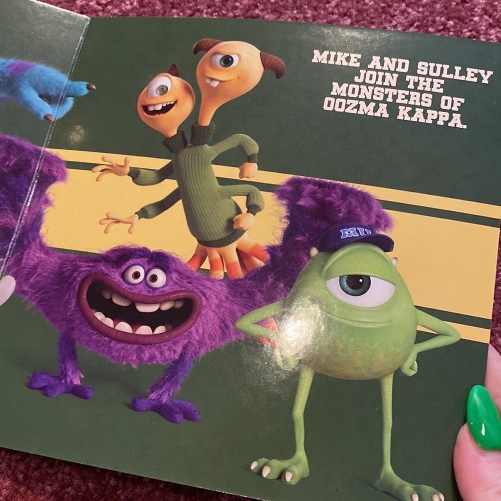 Disney monsters university book - Picture 4 of 5